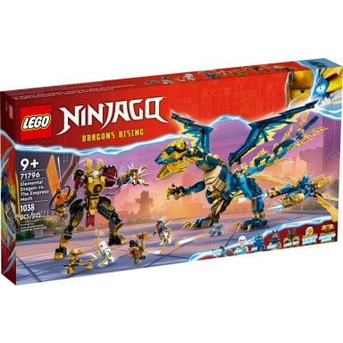 LEGO 71796 NINJAGO Smok żywiołu kontra mech cesarzowej – zdjęcie
