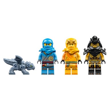 LEGO 71798 NINJAGO Nya i Arin — bitwa na grzbiecie małego smoka – zdjęcie