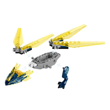 LEGO 71798 NINJAGO Nya i Arin — bitwa na grzbiecie małego smoka – zdjęcie