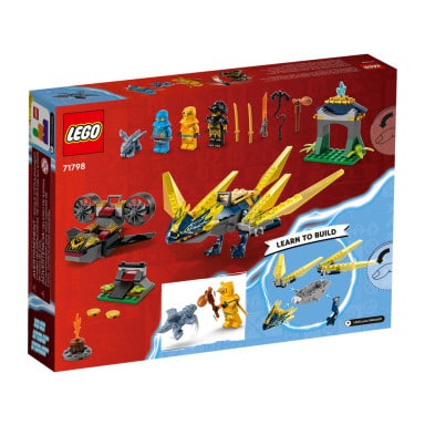 LEGO 71798 NINJAGO Nya i Arin — bitwa na grzbiecie małego smoka – zdjęcie