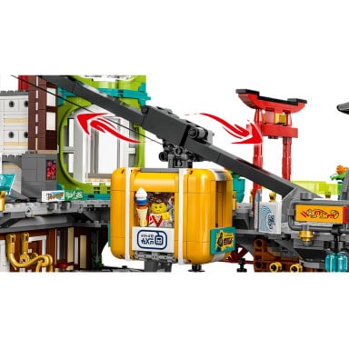 LEGO 71799 NINJAGO Rynek miejski NINJAGO – zdjęcie