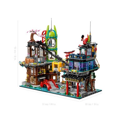 LEGO 71799 NINJAGO Rynek miejski NINJAGO – zdjęcie