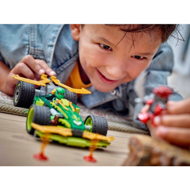 LEGO 71828 NINJAGO Samochód wyścigowy Lloyda z napędem typu pull-back – zdjęcie