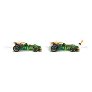 LEGO 71828 NINJAGO Samochód wyścigowy Lloyda z napędem typu pull-back – zdjęcie