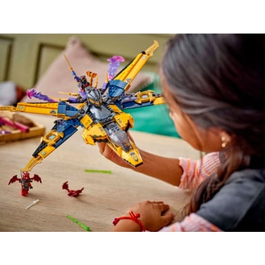 LEGO 71833 NINJAGO Ras i burzowy superodrzutowiec Arina – zdjęcie