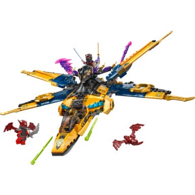 LEGO 71833 NINJAGO Ras i burzowy superodrzutowiec Arina – zdjęcie