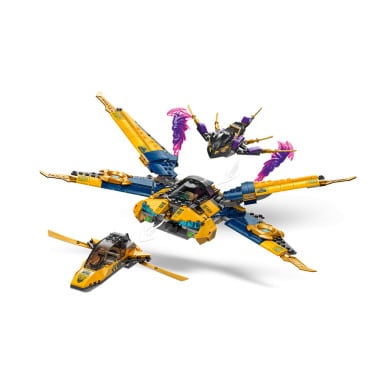 LEGO 71833 NINJAGO Ras i burzowy superodrzutowiec Arina – zdjęcie