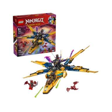 LEGO 71833 NINJAGO Ras i burzowy superodrzutowiec Arina – zdjęcie