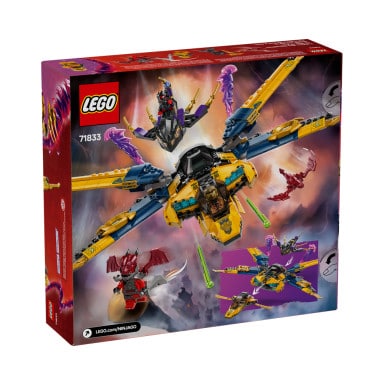 LEGO 71833 NINJAGO Ras i burzowy superodrzutowiec Arina – zdjęcie