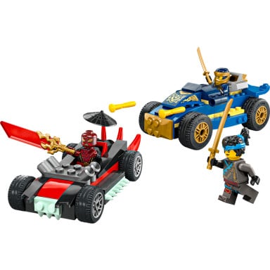 LEGO 71840 NINJAGO Pojedynek wyścigowy Rogue kontra Drix – zdjęcie
