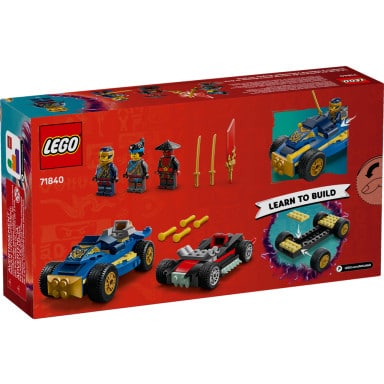 LEGO 71840 NINJAGO Pojedynek wyścigowy Rogue kontra Drix – zdjęcie