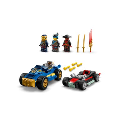 LEGO 71840 NINJAGO Pojedynek wyścigowy Rogue kontra Drix – zdjęcie