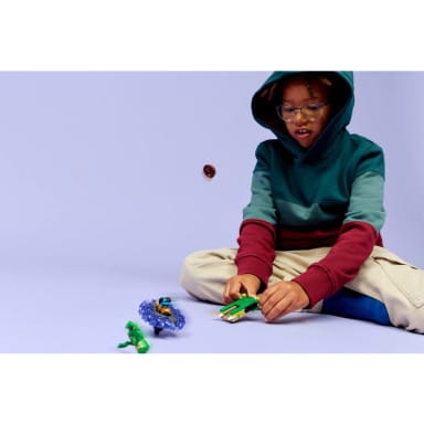LEGO 71849 NINJAGO Nya kontra zmutowany potwór na spinnerze – zdjęcie
