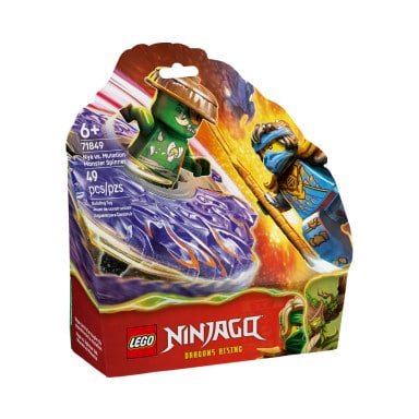LEGO 71849 NINJAGO Nya kontra zmutowany potwór na spinnerze – zdjęcie