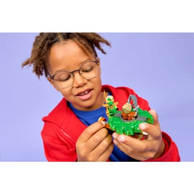 LEGO 71850 NINJAGO Lloyd kontra ziemny potwór na spinnerze – zdjęcie