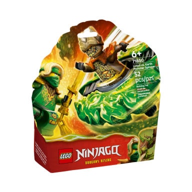 LEGO 71850 NINJAGO Lloyd kontra ziemny potwór na spinnerze – zdjęcie