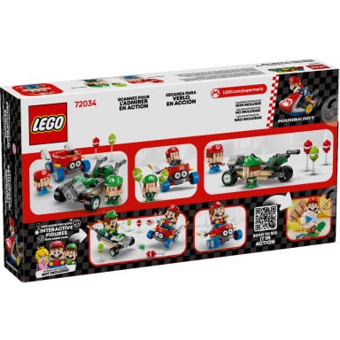 LEGO 72034 Super Mario Mario Kart – Baby Mario kontra Baby Luigi – zdjęcie