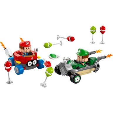 LEGO 72034 Super Mario Mario Kart – Baby Mario kontra Baby Luigi – zdjęcie