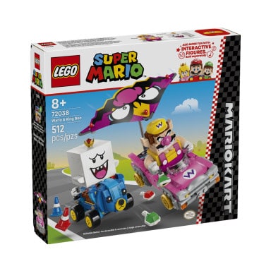 LEGO 72038 Super Mario Mario Kart — Wario i King Boo – zdjęcie