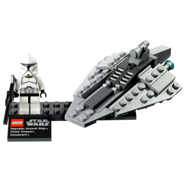 LEGO 75007 Star Wars Republic Assault Ship i Coruscant – zdjęcie