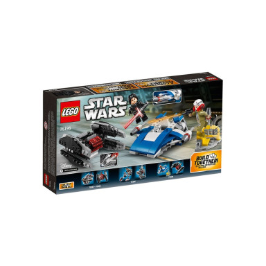LEGO 75196 Star Wars A-Wing kontra TIE Silencer – zdjęcie