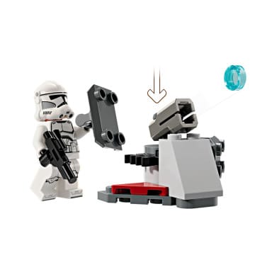 LEGO 75372 Star Wars Zestaw bitewny z żołnierzem armii klonów i droidem bojowym – zdjęcie