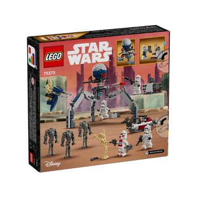 LEGO 75372 Star Wars Zestaw bitewny z żołnierzem armii klonów i droidem bojowym – zdjęcie