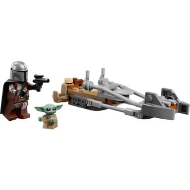 LEGO 75436 Star Wars Śmigacz Mandalorianina i Grogu – zdjęcie