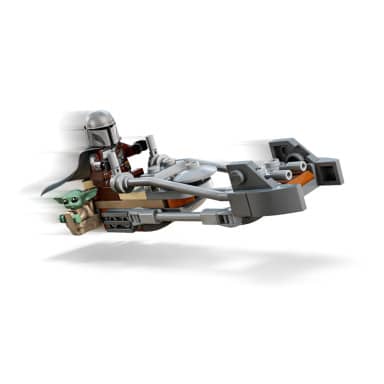 LEGO 75436 Star Wars Śmigacz Mandalorianina i Grogu – zdjęcie