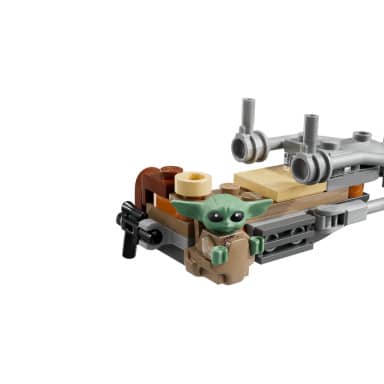 LEGO 75436 Star Wars Śmigacz Mandalorianina i Grogu – zdjęcie