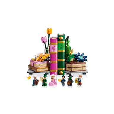 LEGO 75691 Wicked Podpórki pod książki z Glindą i Elphabą – zdjęcie