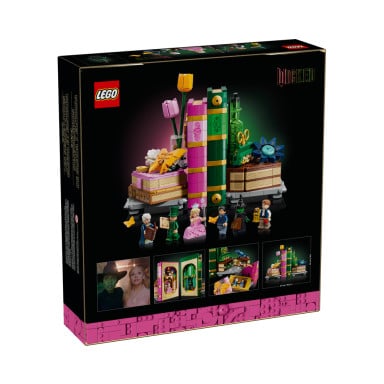 LEGO 75691 Wicked Podpórki pod książki z Glindą i Elphabą – zdjęcie