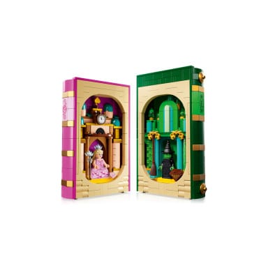 LEGO 75691 Wicked Podpórki pod książki z Glindą i Elphabą – zdjęcie