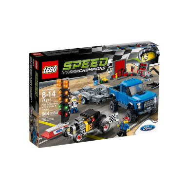 LEGO 75875 Speed Champions Ford F-150 Raptor i Ford Model A Hot Rod – zdjęcie