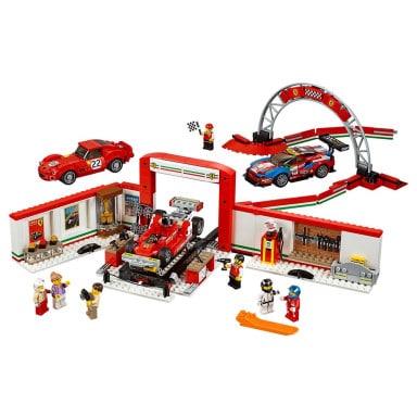 LEGO 75889 Speed Champions Rewelacyjny warsztat Ferrari – zdjęcie