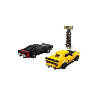 LEGO 75893 Speed Champions 2018 Dodge Challenger SRT Demon oraz 1970 Dodge Charger R/T – zdjęcie