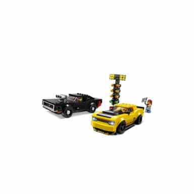 LEGO 75893 Speed Champions 2018 Dodge Challenger SRT Demon oraz 1970 Dodge Charger R/T – zdjęcie
