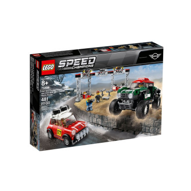 LEGO 75894 Speed Champions 1967 Mini Cooper S Rally oraz 2018 MINI John Cooper Works Buggy – zdjęcie