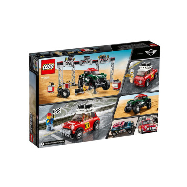 LEGO 75894 Speed Champions 1967 Mini Cooper S Rally oraz 2018 MINI John Cooper Works Buggy – zdjęcie