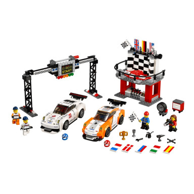LEGO 75912 Speed Champions Porsche 911 GT, linia mety – zdjęcie