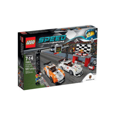 LEGO 75912 Speed Champions Porsche 911 GT, linia mety – zdjęcie