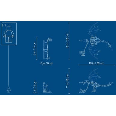 LEGO 75946 Harry Potter Rogogon węgierski na Turnieju Trójmagicznym – zdjęcie