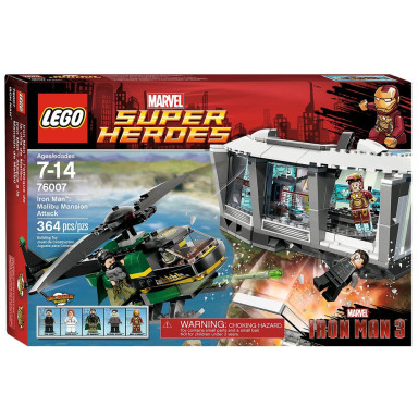 LEGO 76007 Marvel Super Heroes Iron Man: Atak na posiadłość w Malibu – zdjęcie