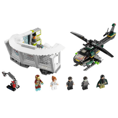 LEGO 76007 Marvel Super Heroes Iron Man: Atak na posiadłość w Malibu – zdjęcie