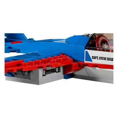 LEGO 76076 Marvel Super Heroes Odrzutowiec Kapitana Ameryki – zdjęcie