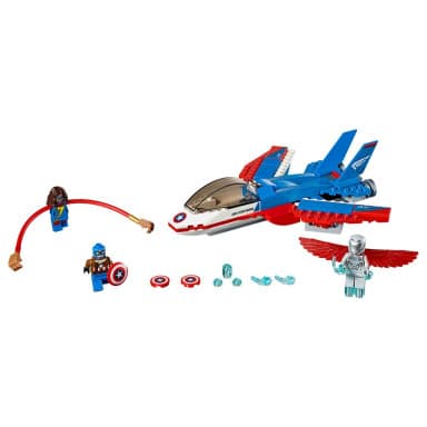 LEGO 76076 Marvel Super Heroes Odrzutowiec Kapitana Ameryki – zdjęcie