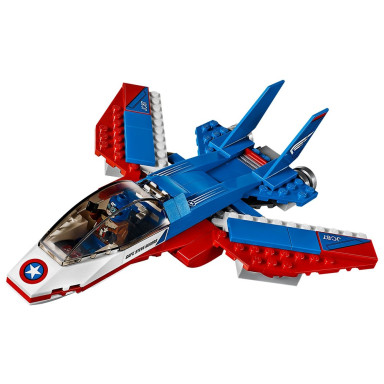 LEGO 76076 Marvel Super Heroes Odrzutowiec Kapitana Ameryki – zdjęcie