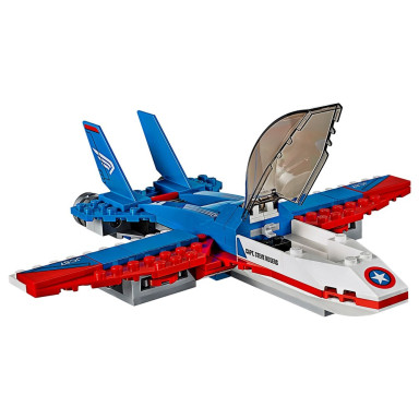 LEGO 76076 Marvel Super Heroes Odrzutowiec Kapitana Ameryki – zdjęcie