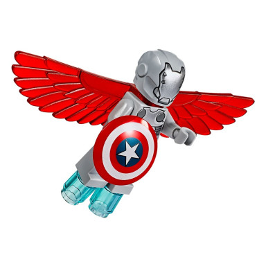 LEGO 76076 Marvel Super Heroes Odrzutowiec Kapitana Ameryki – zdjęcie