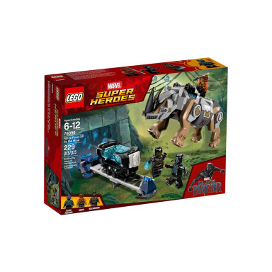 LEGO 76099 Marvel Super Heroes Pojedynek z nosorożcem w pobliżu kopalni – zdjęcie